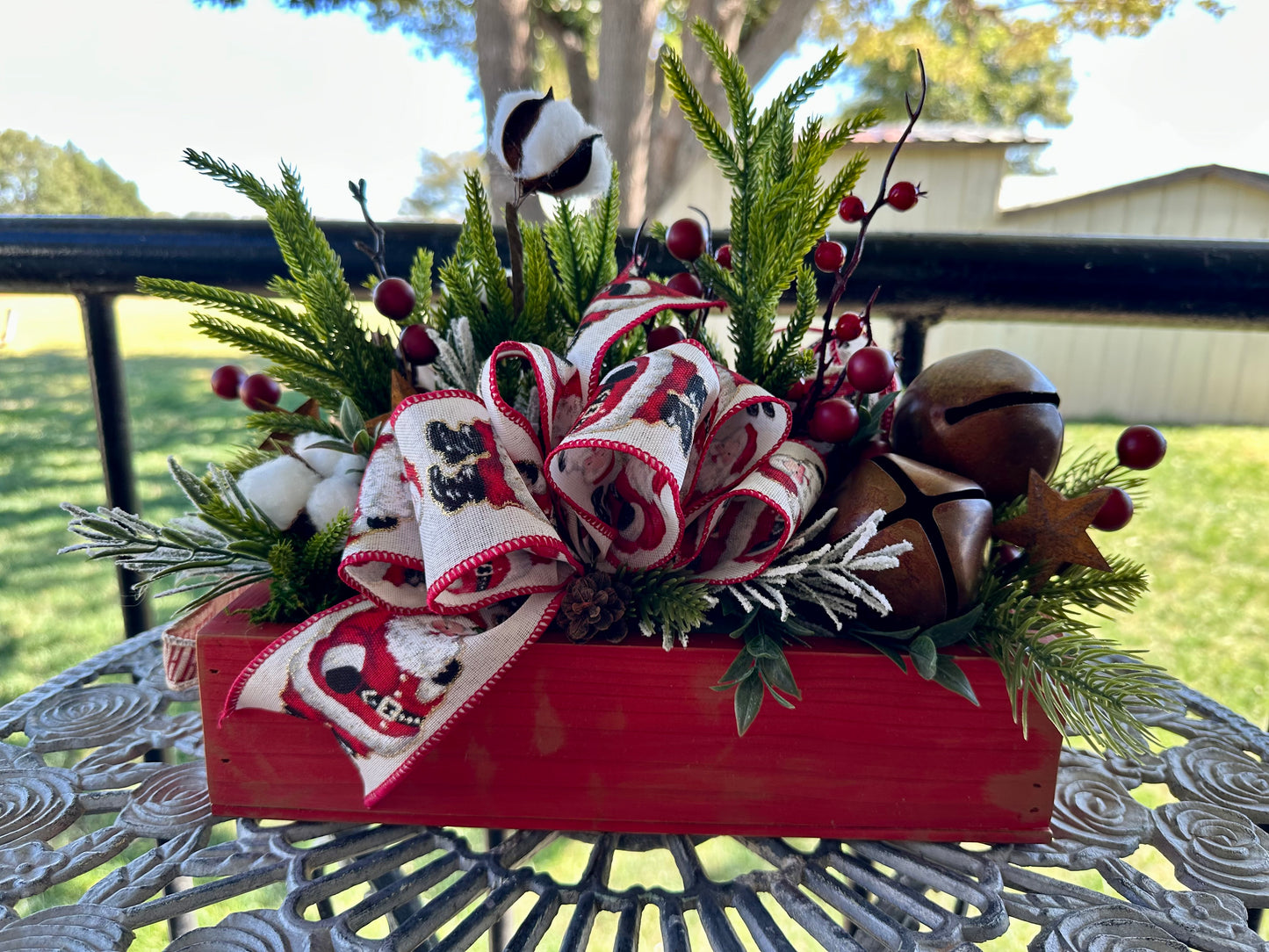 Rustic Christmas Centerpiece