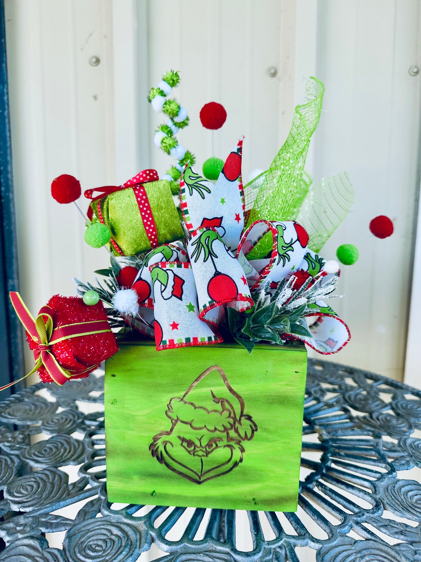 Green Christmas Box - Medium