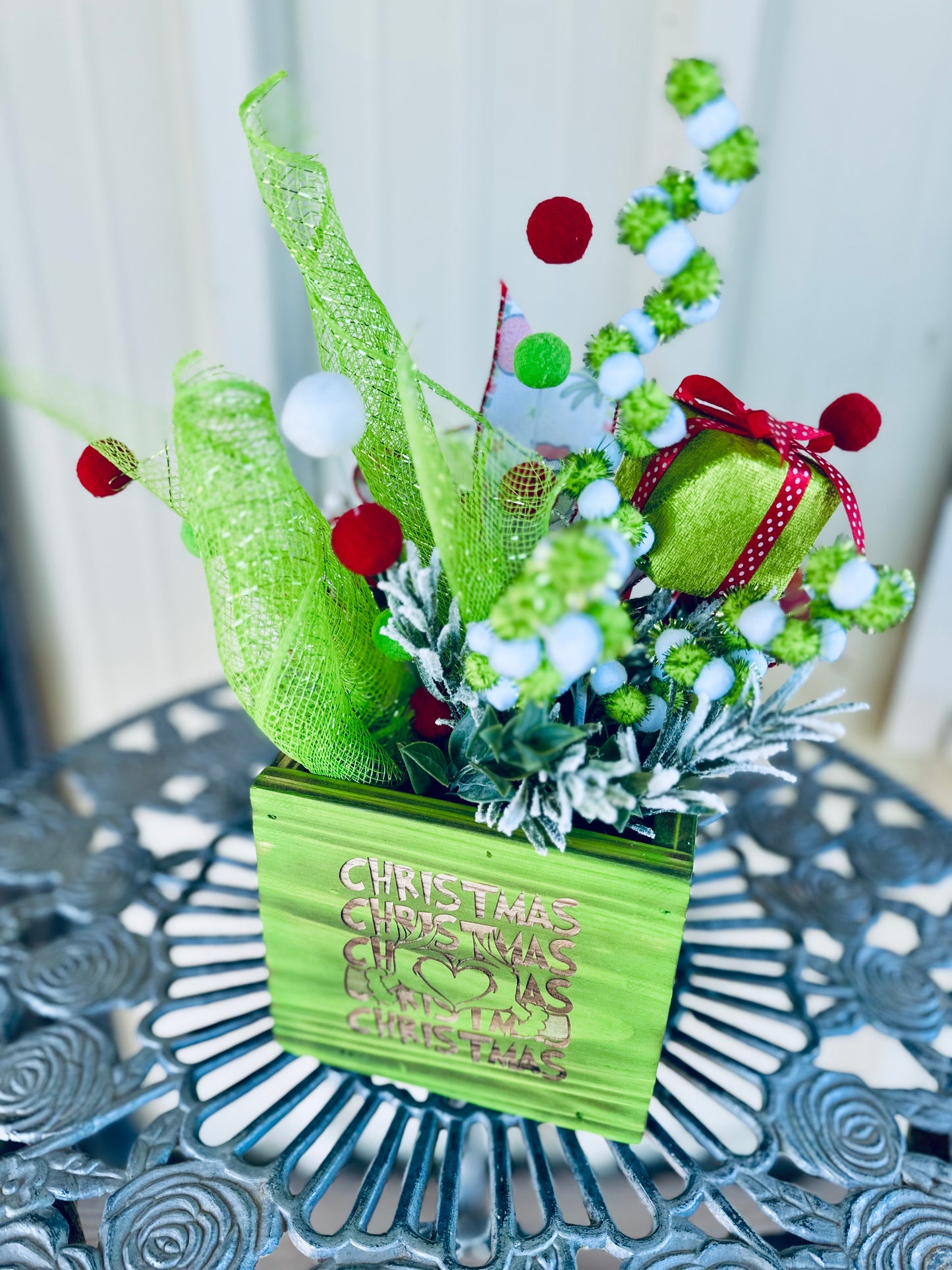 Green Christmas Box - Medium