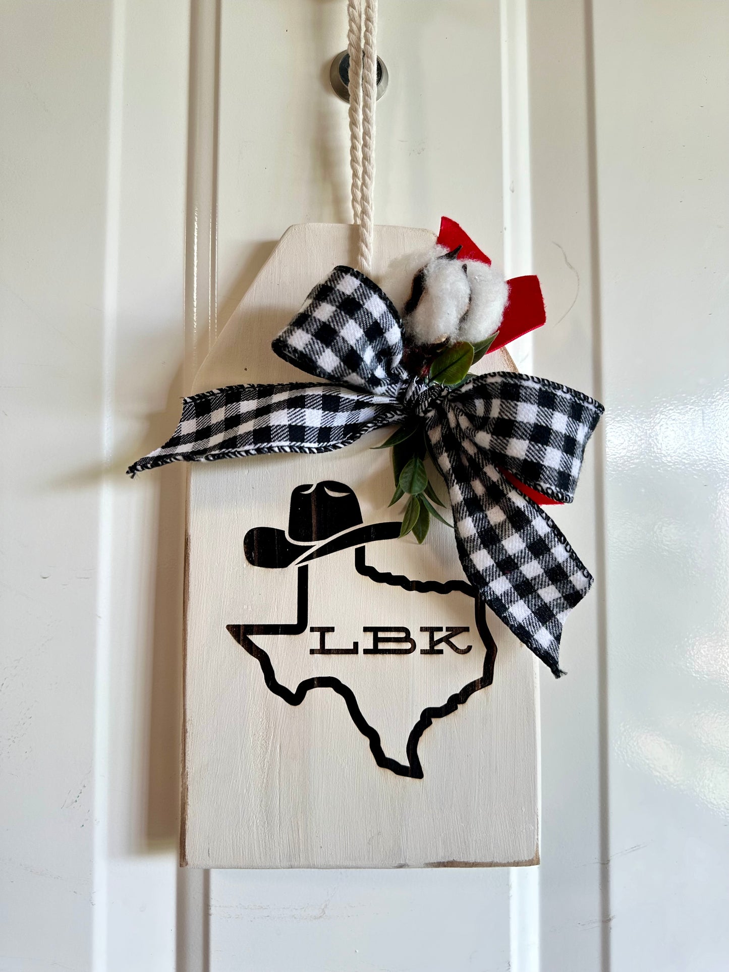 Lubbock (LBK) door tag