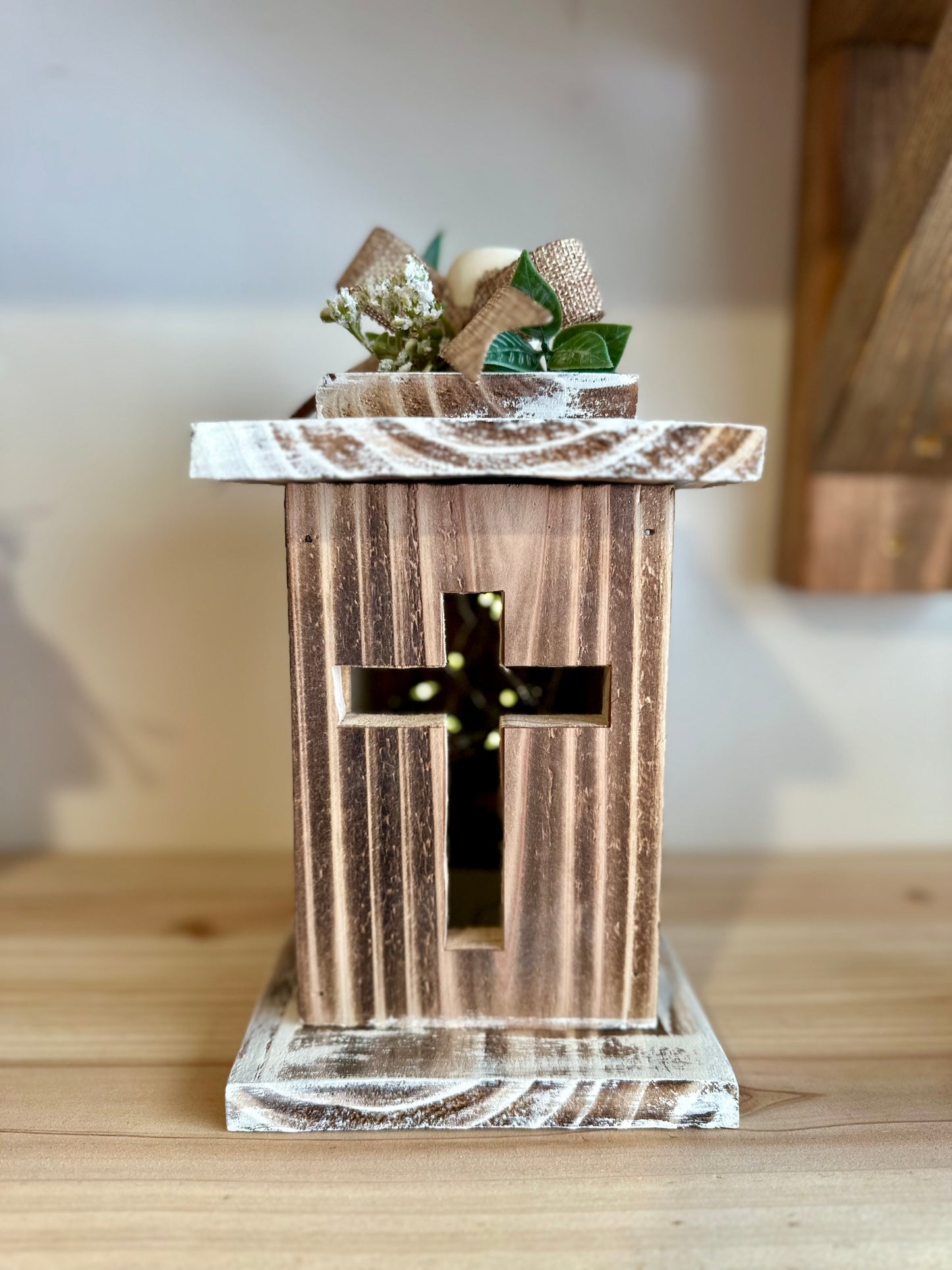 Cross lantern