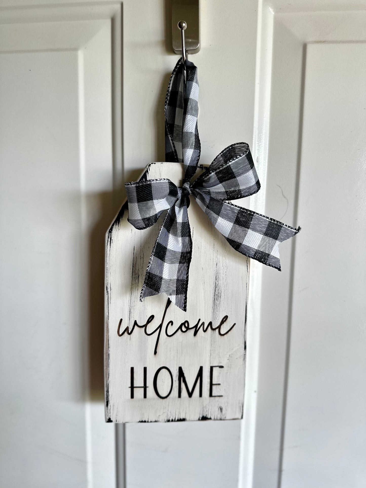 Welcome Home door tag