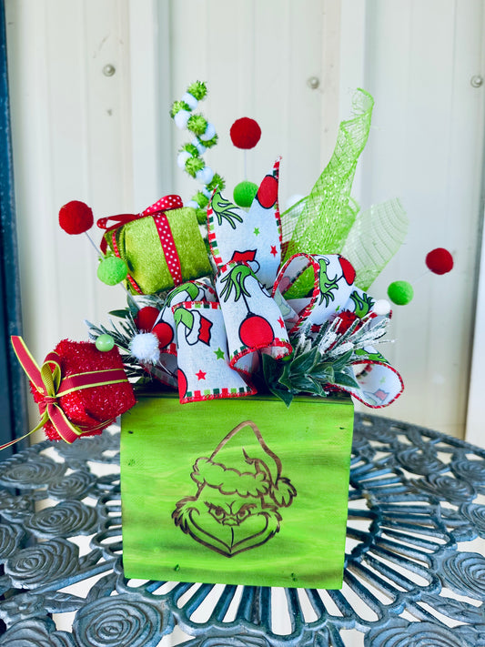 Green Christmas Box - Medium