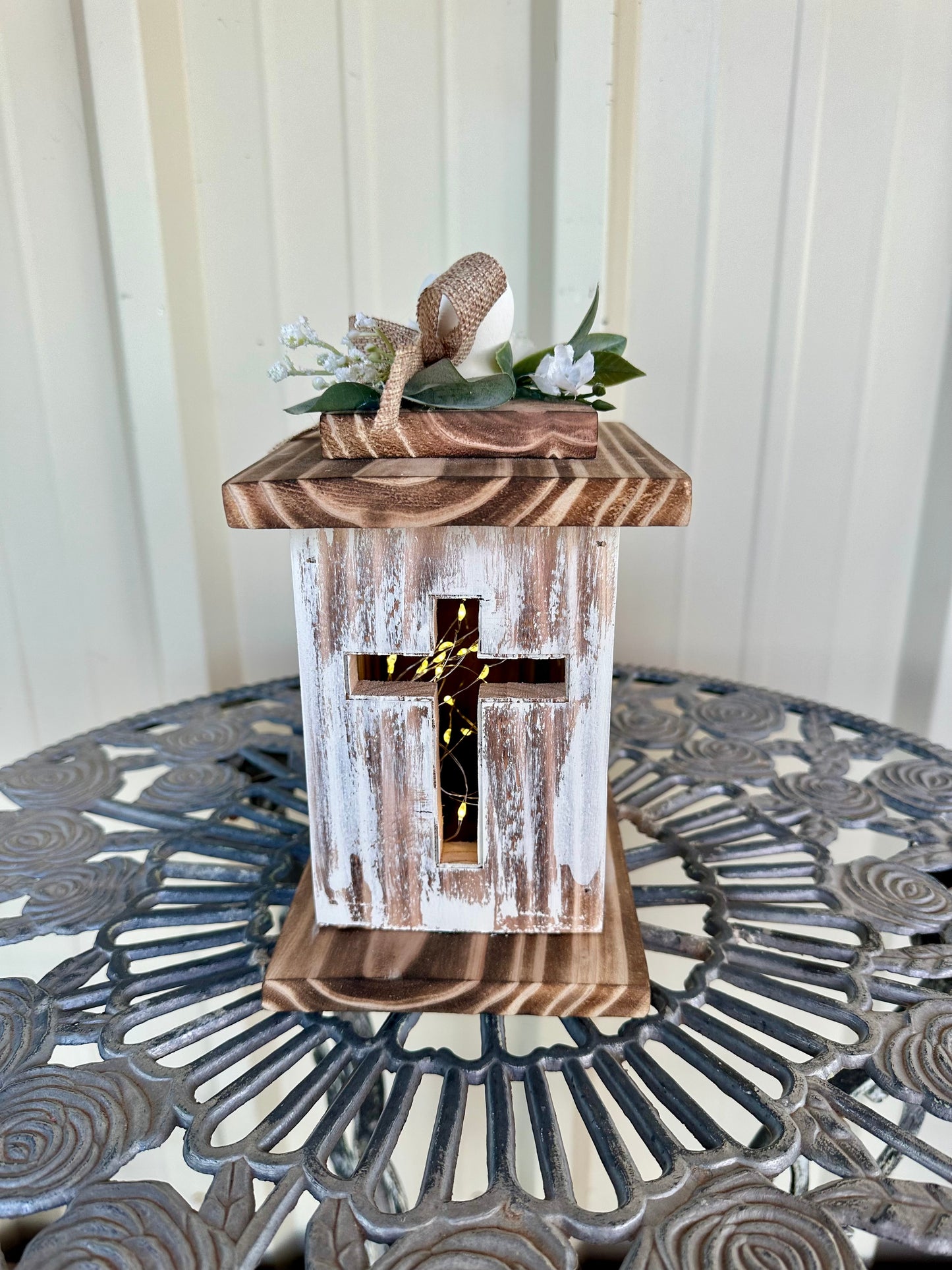 White Cross Lantern