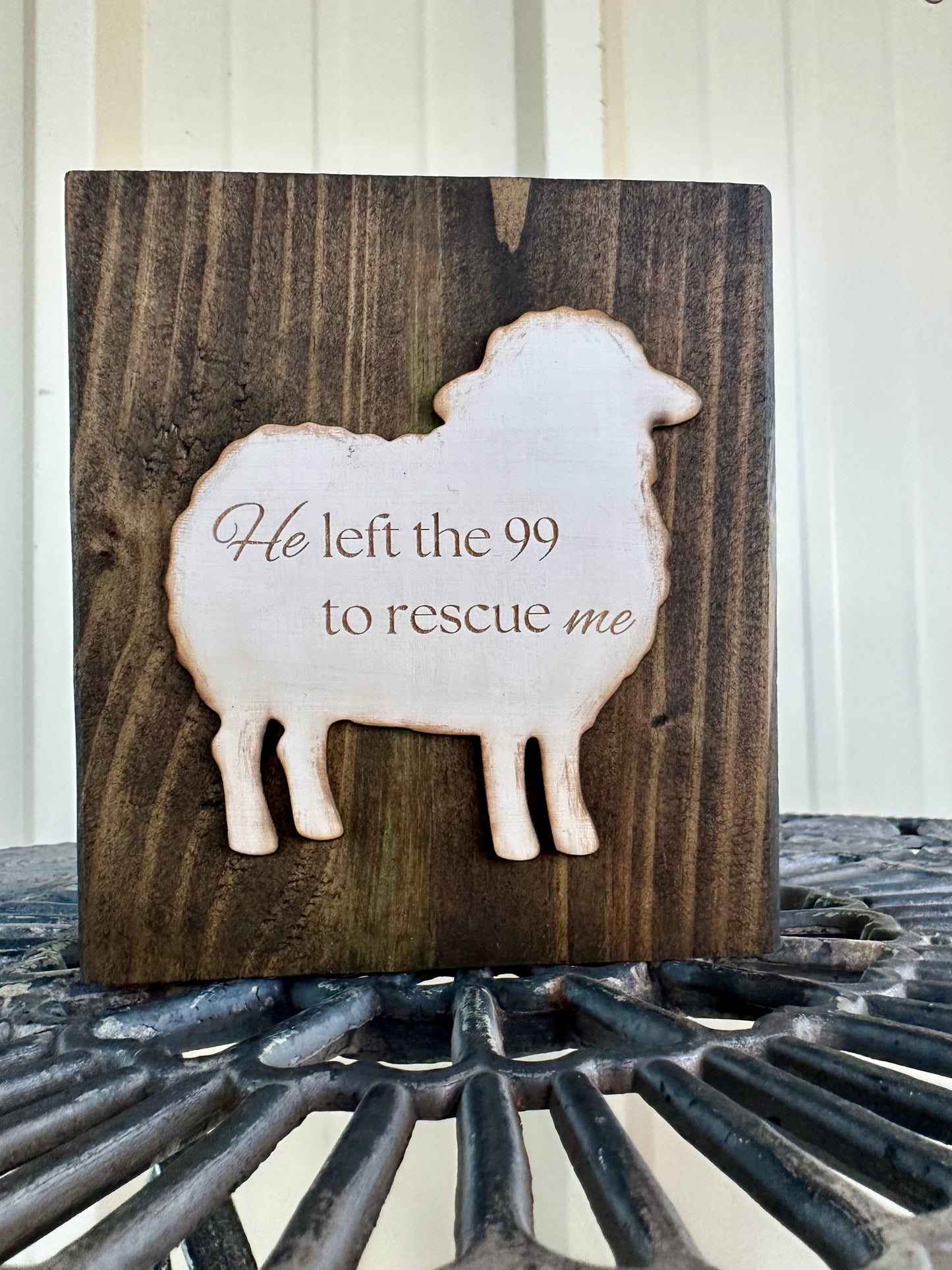 He left the 99 - Stained