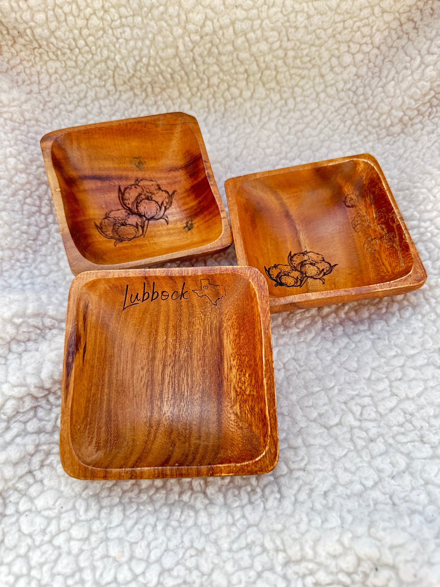 Wooden Ring/Key bowls