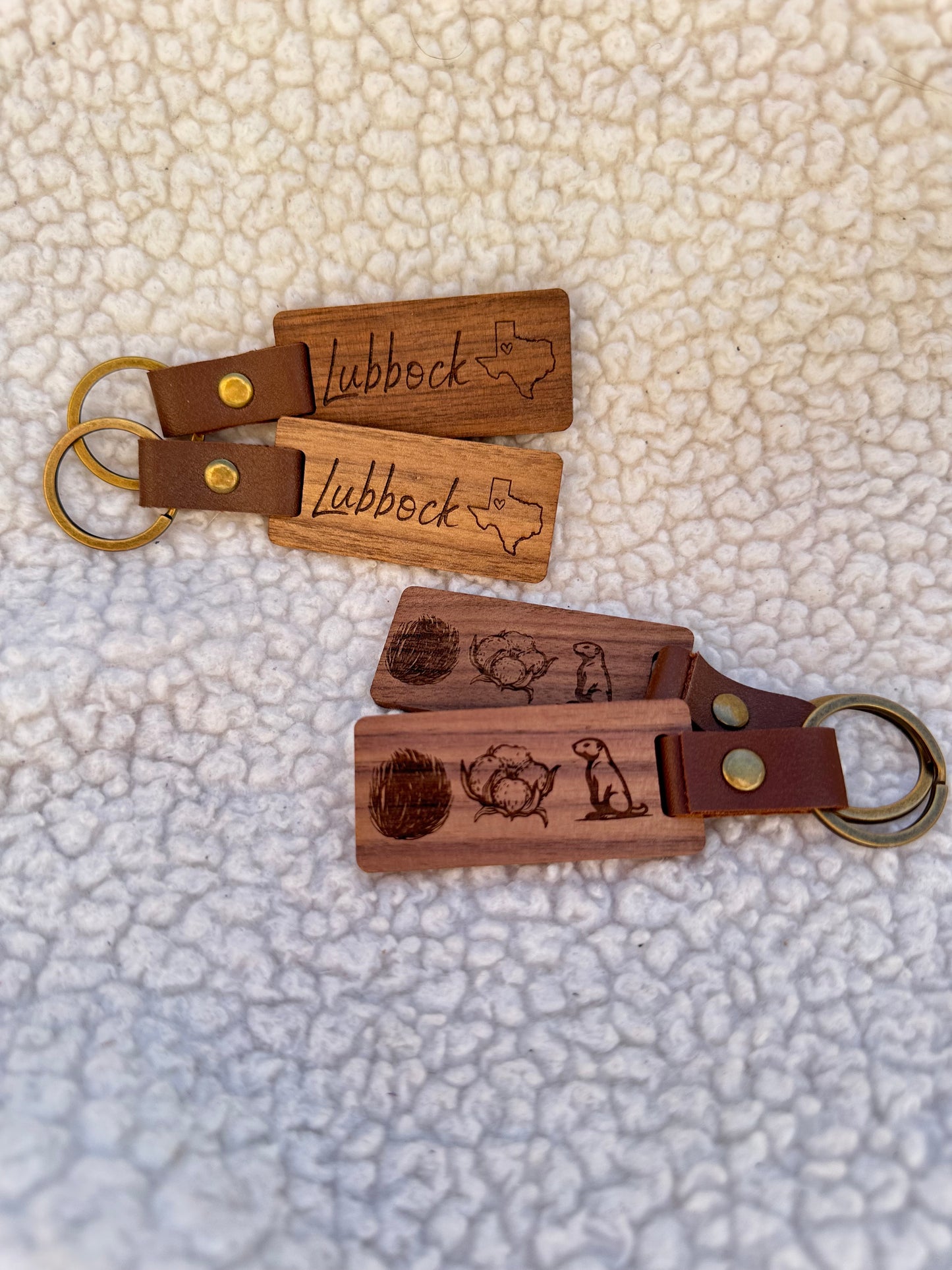 Wooden Keychains