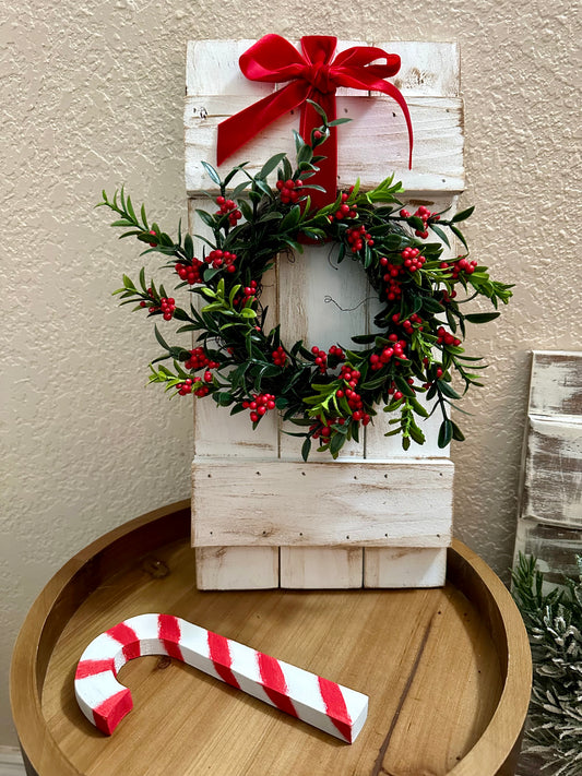 Christmas Farmhouse Shutter Decor